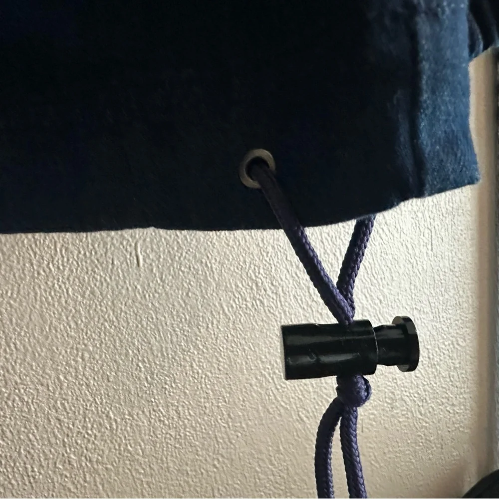 Levi's Blue Denim Skateboarding Pull Over Jacket with Purple Trim - nwt - Picture 5 of 6